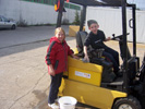 Die Gabriels testen die Werkstatt